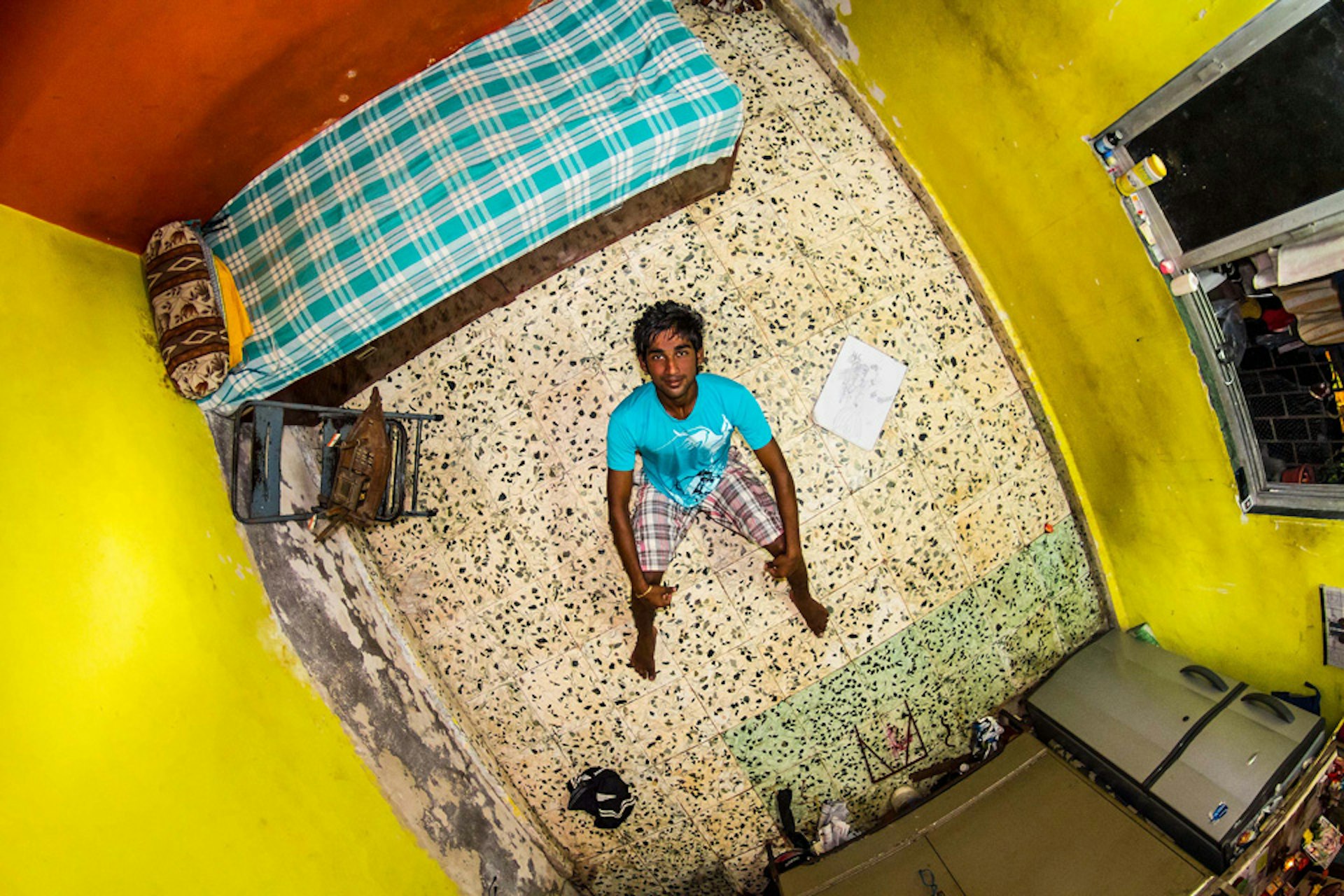 Mumbai, India: Nikesh, an 18-year-old fisherman.