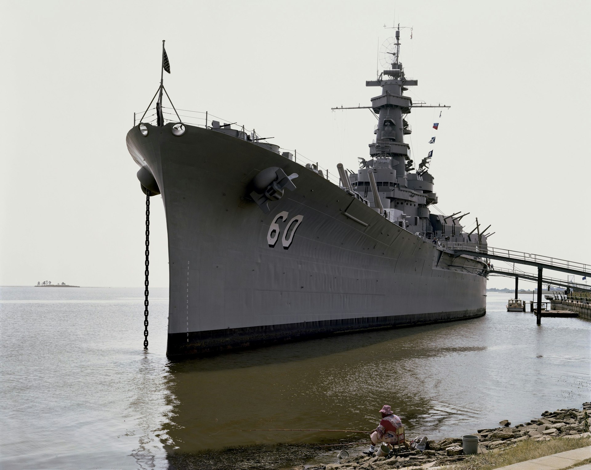 USS Alabama, Mobile, Alabama, September 1980 © Joel Sternfeld courtesy Luhring Augustine Gallery and Beetles + Huxley Gallery