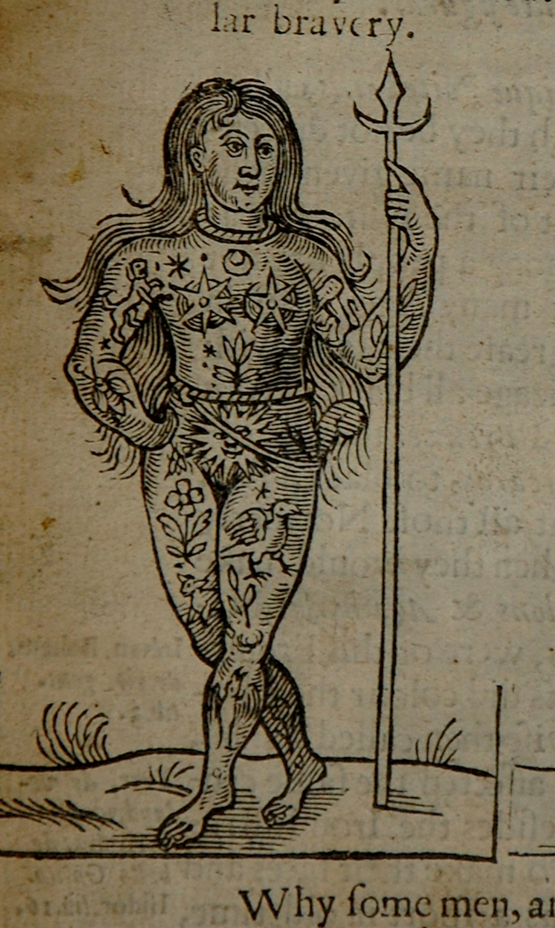 Man transform'd by John Bulwer, 1653 Image courtesy of Willie Robinson_Bulwer 1