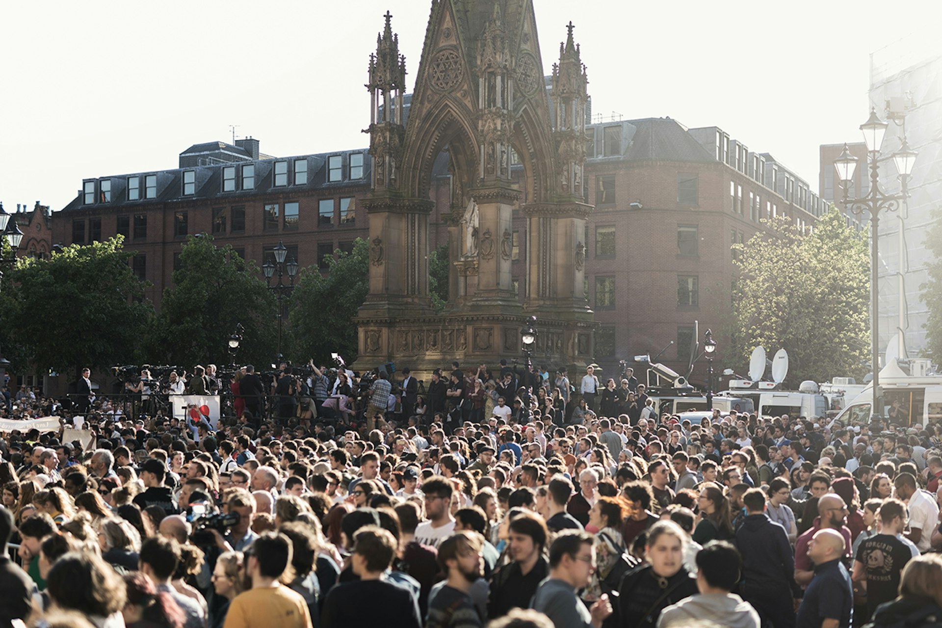 A vigil in Manchester this week