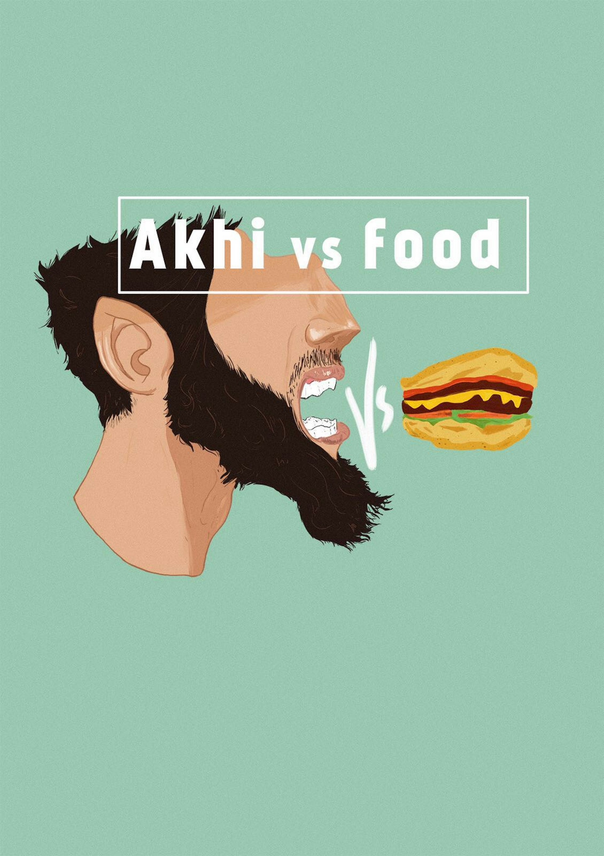 Akhi Vs Food Logo