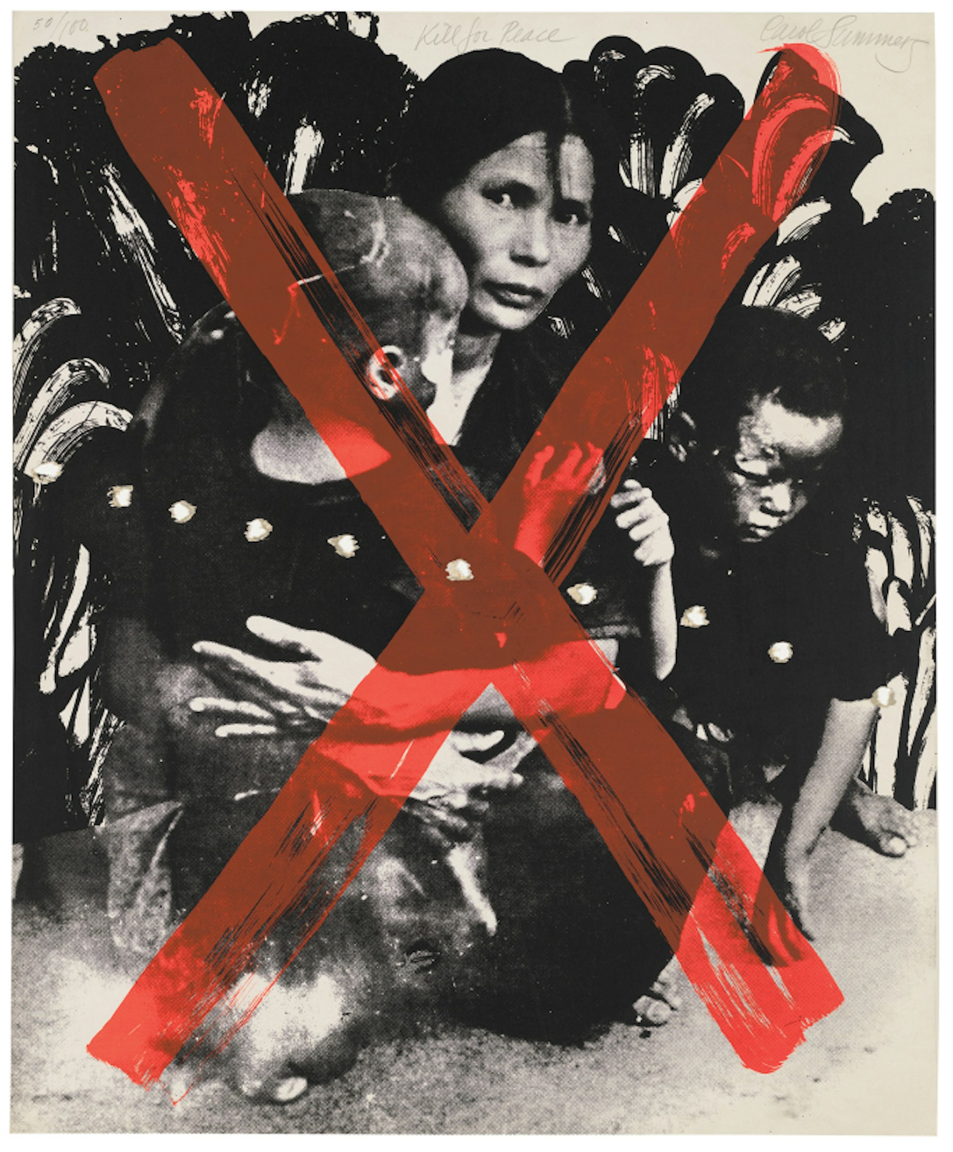 Kill for Peace, 1967, from ARTISTS AND WRITERS PROTEST AGAINST THE WAR IN VIET NAM, 1967, Carol Summers. Courtesy the Whitney.