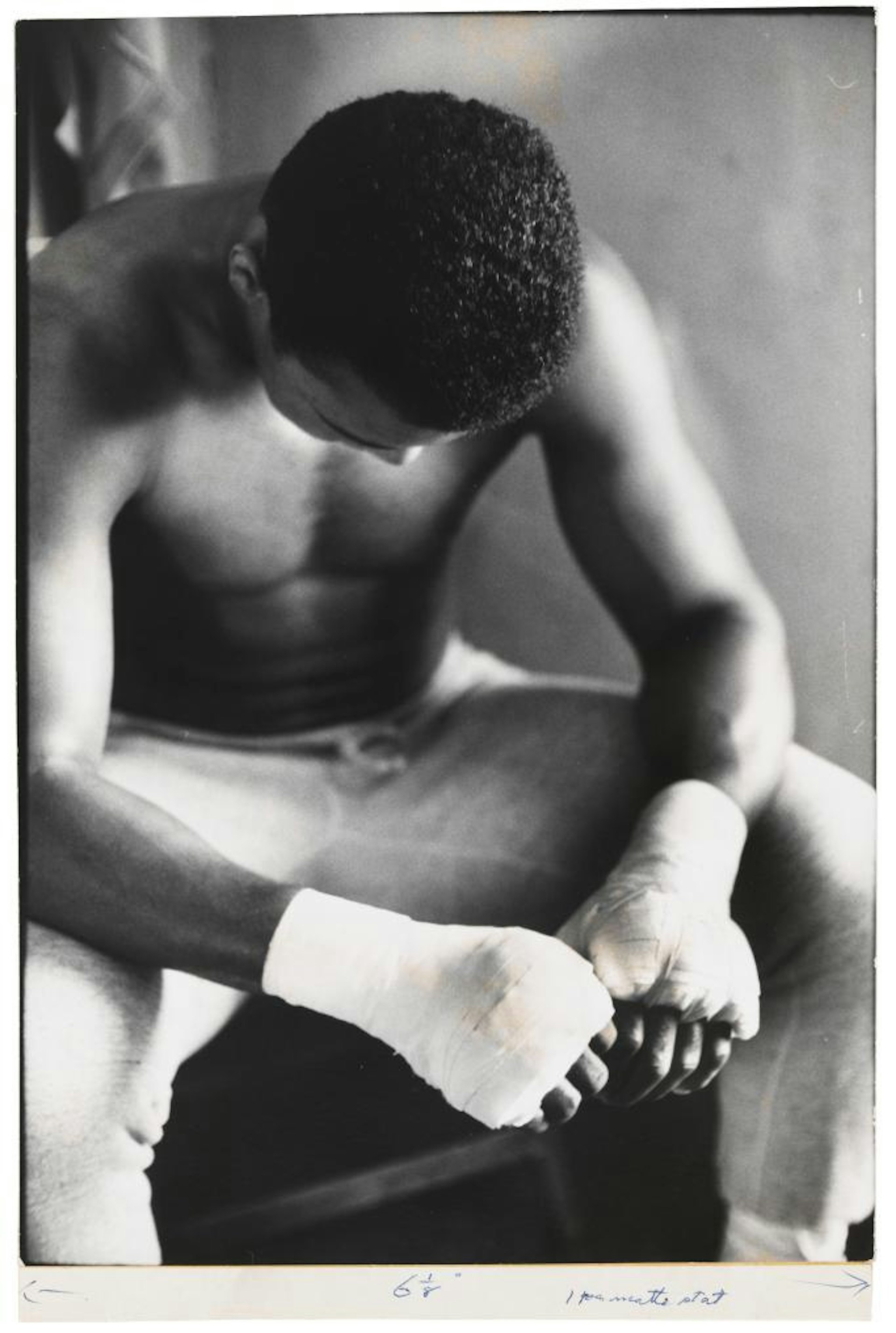 Bandaged Hands, Muhammad Ali, 1966, Gordon Parks. Courtesy the Whitney.
