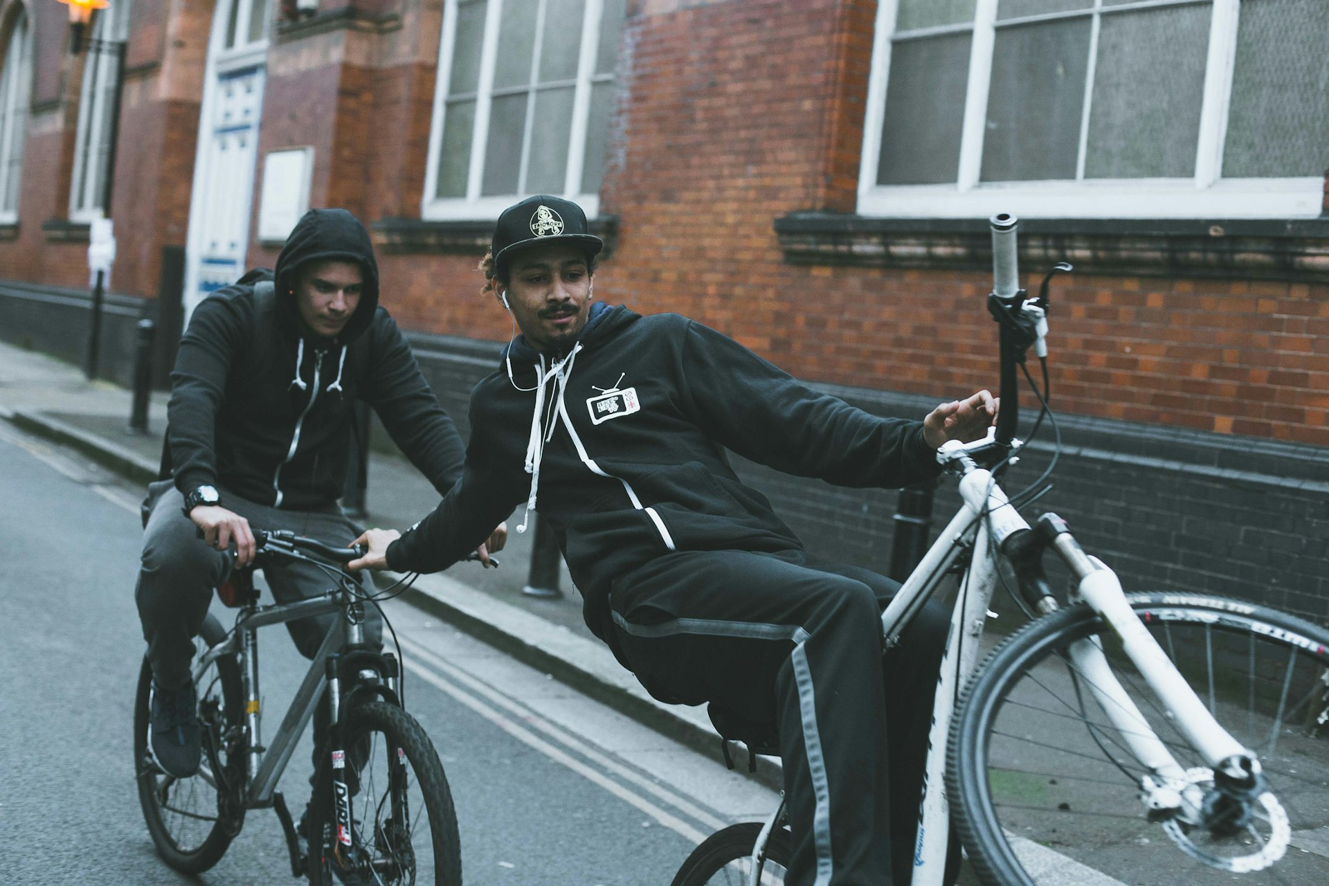 Jake and Kizzy, two of London Bikelife’s biggest characters.
