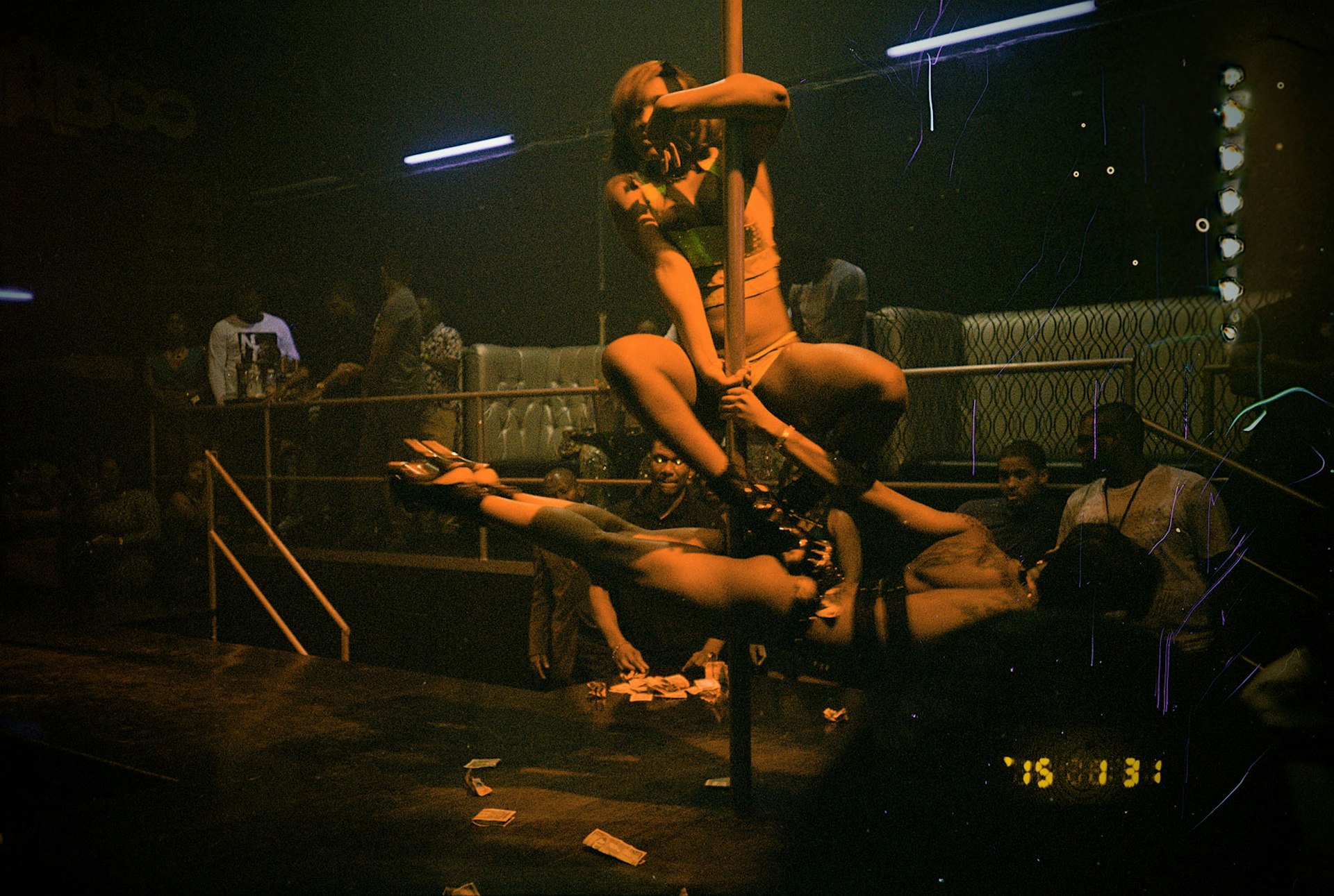 Taken at Taboo, a Montego Bay strip club frequented by people from the dancehall scene.