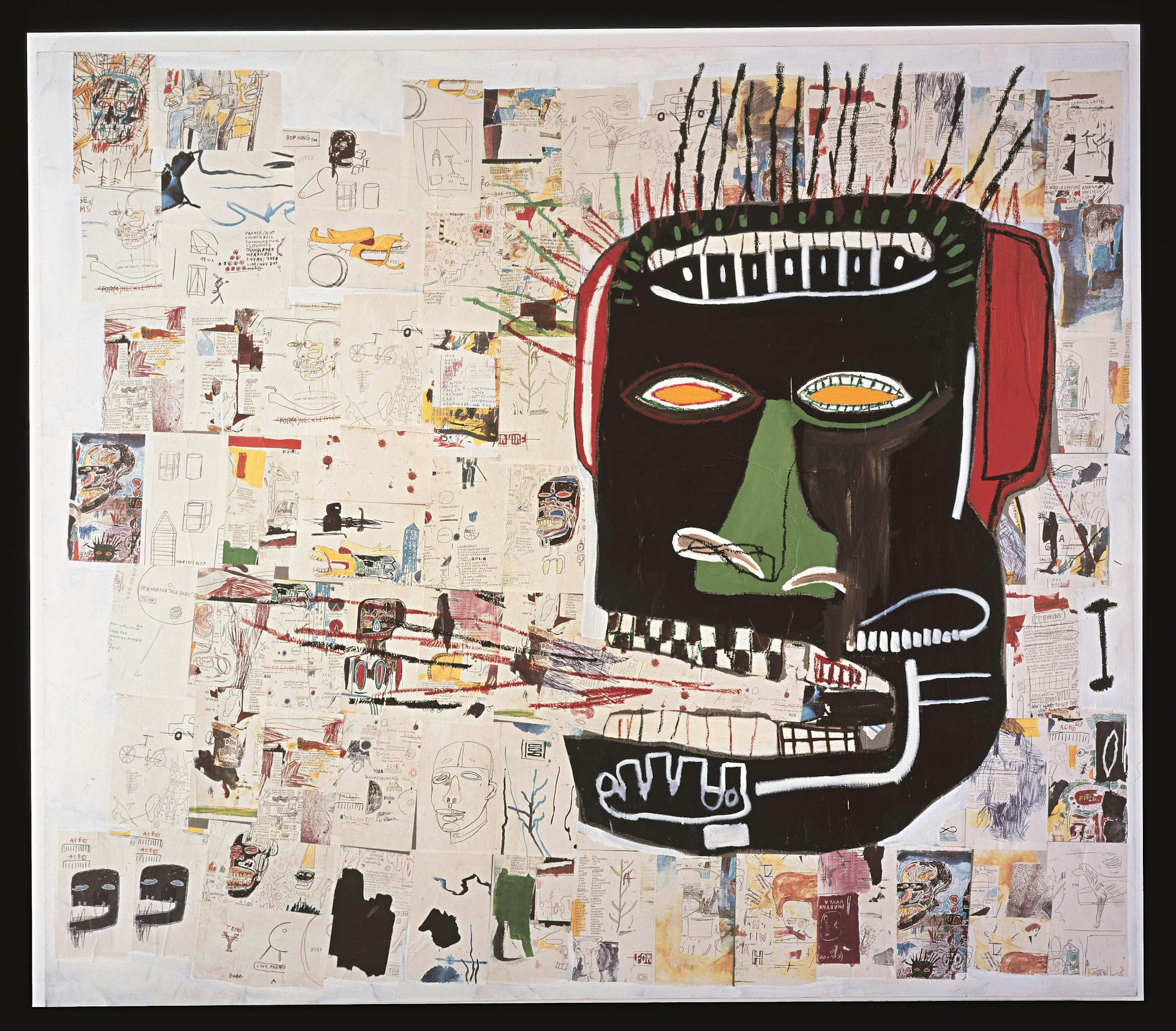  Jean-Michel Basquiat Glenn, 1984 Private collection. © The Estate of Jean-Michel Basquiat. Licensed by Artestar, New York.