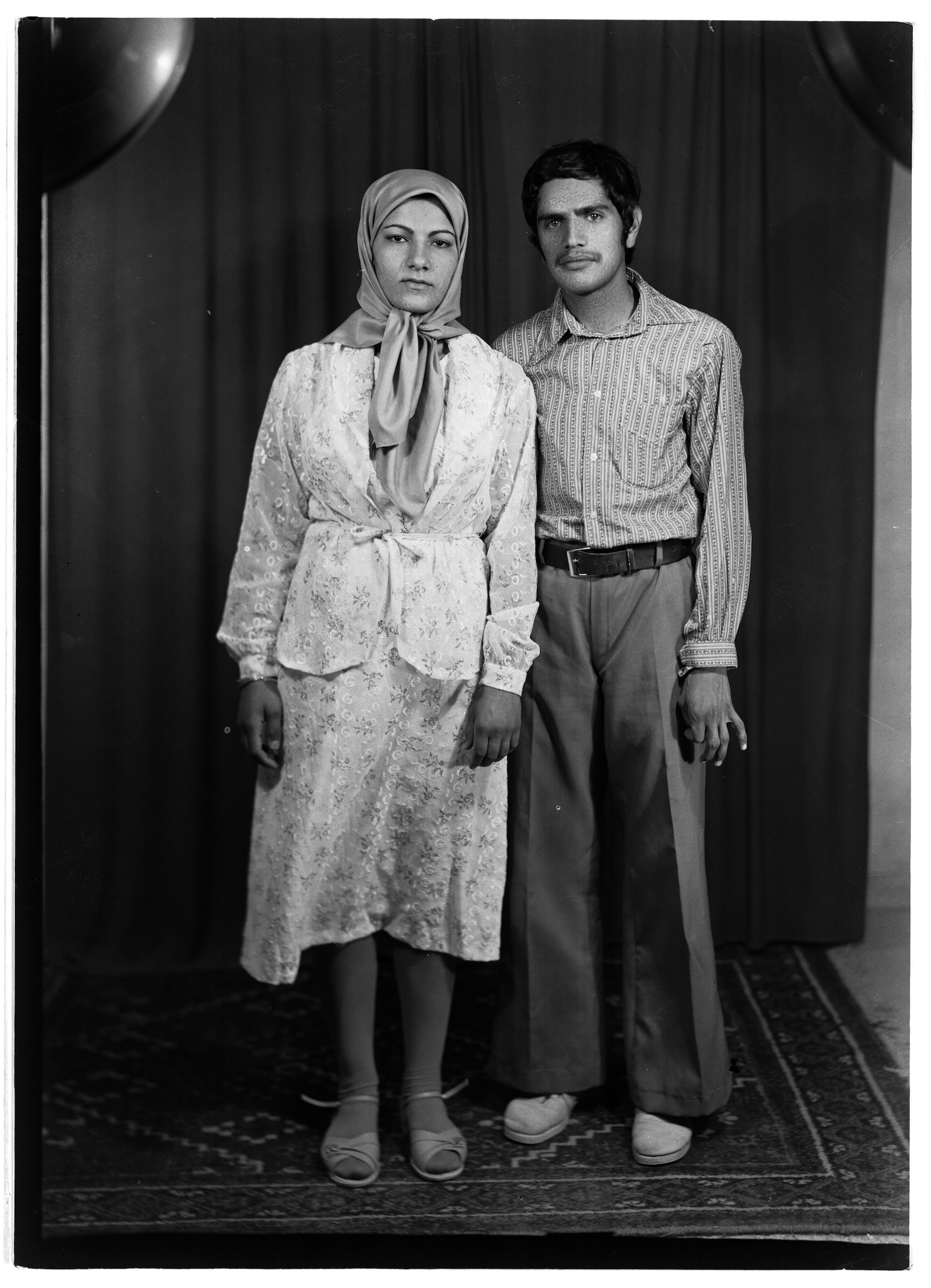 Iranian Photo Studio of pre-Islamic revolution. Collection of Shadi Ghadirian. 