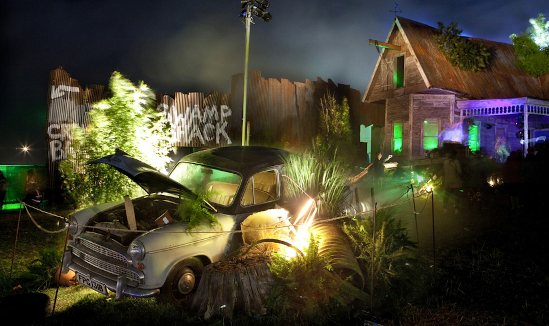 The Swamp Shack, Bestival. Photo by Nic Serpell-Rand.