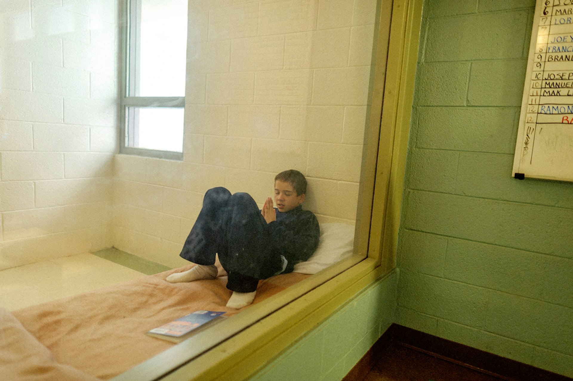 Vinny, a 13-year-old imprisoned for stabbing a man. Photo: Isadora Kosoksky.