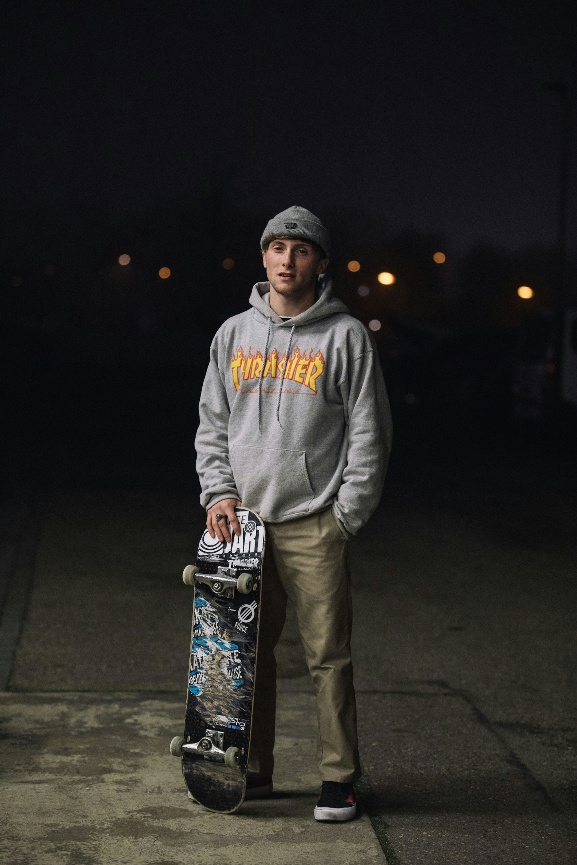 Alex DeCunha, 20, Skate Warehouse (UK). "I think the importance of skate shops is guidance, without them people would just buy random things that might not be best for them. Plus, learning to skate in front of huge groups of people really helps with your confidence in day-to-day situations."