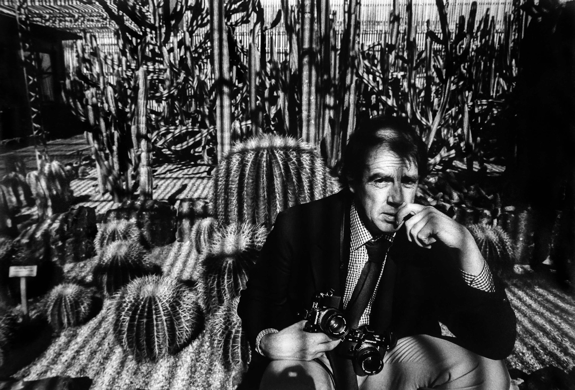 Tempe. David HURN in the Botanical gardens, photographer by his friend Bill JAY. 1980. 2017