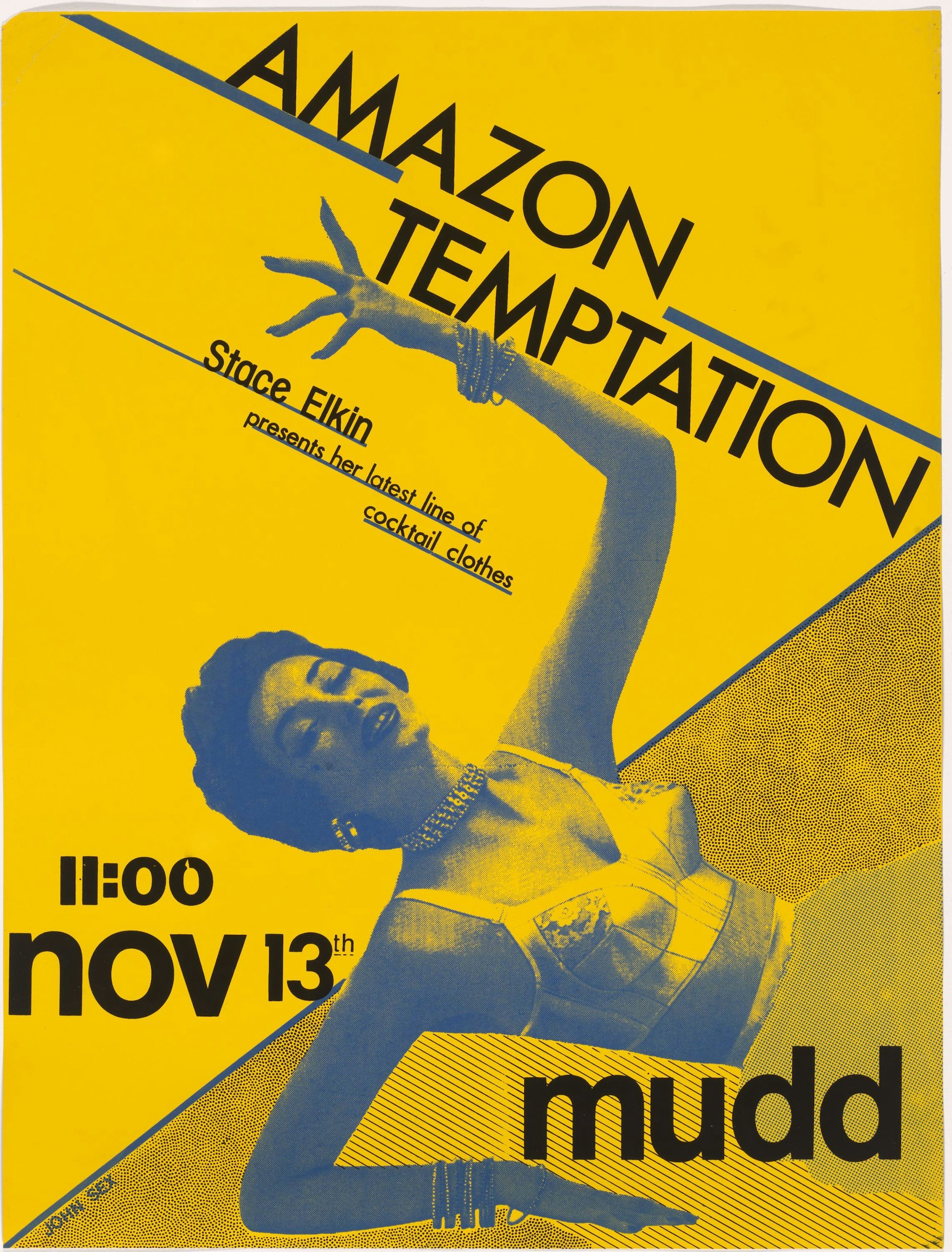 John Sex (American, 1956–1990). Amazon Temptation, 1980. Silkscreen. The Museum of Modern Art, New York. Department of Film Special Collections