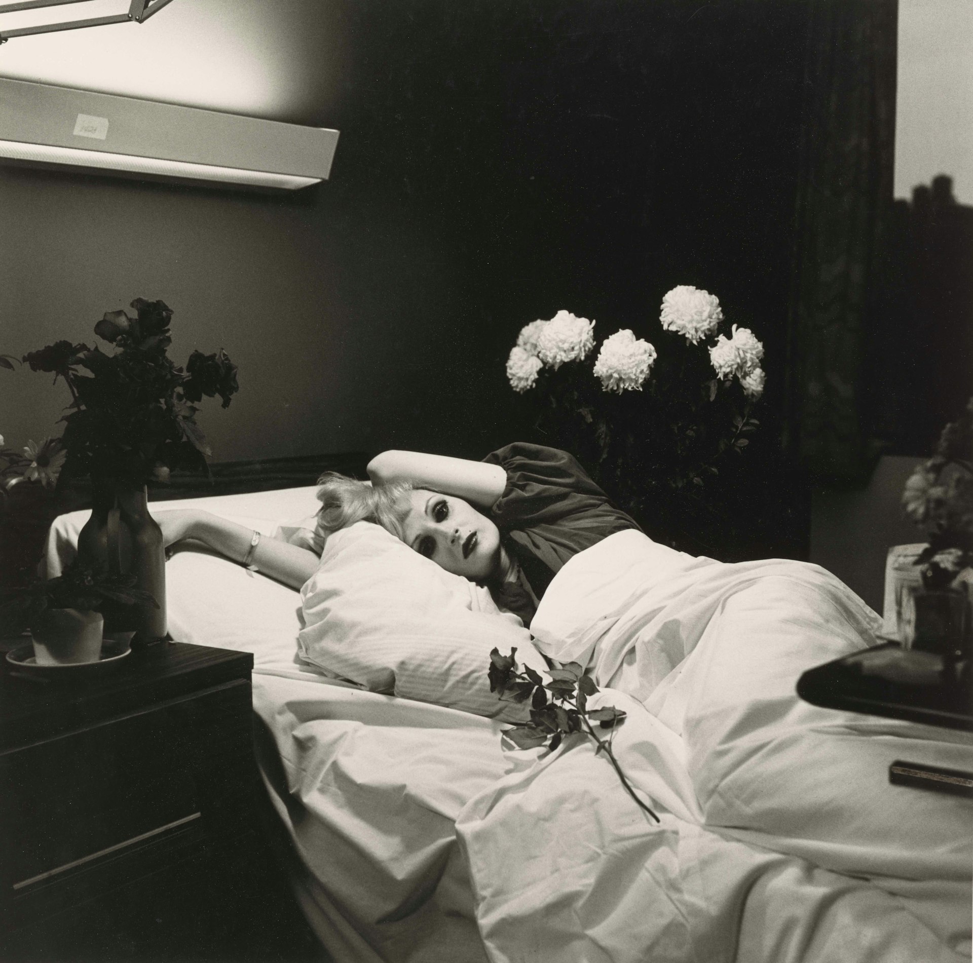 Candy Darling on Her Deathbed, 1973. Collection of Ronay and Richard Menschel, Non-Morgan