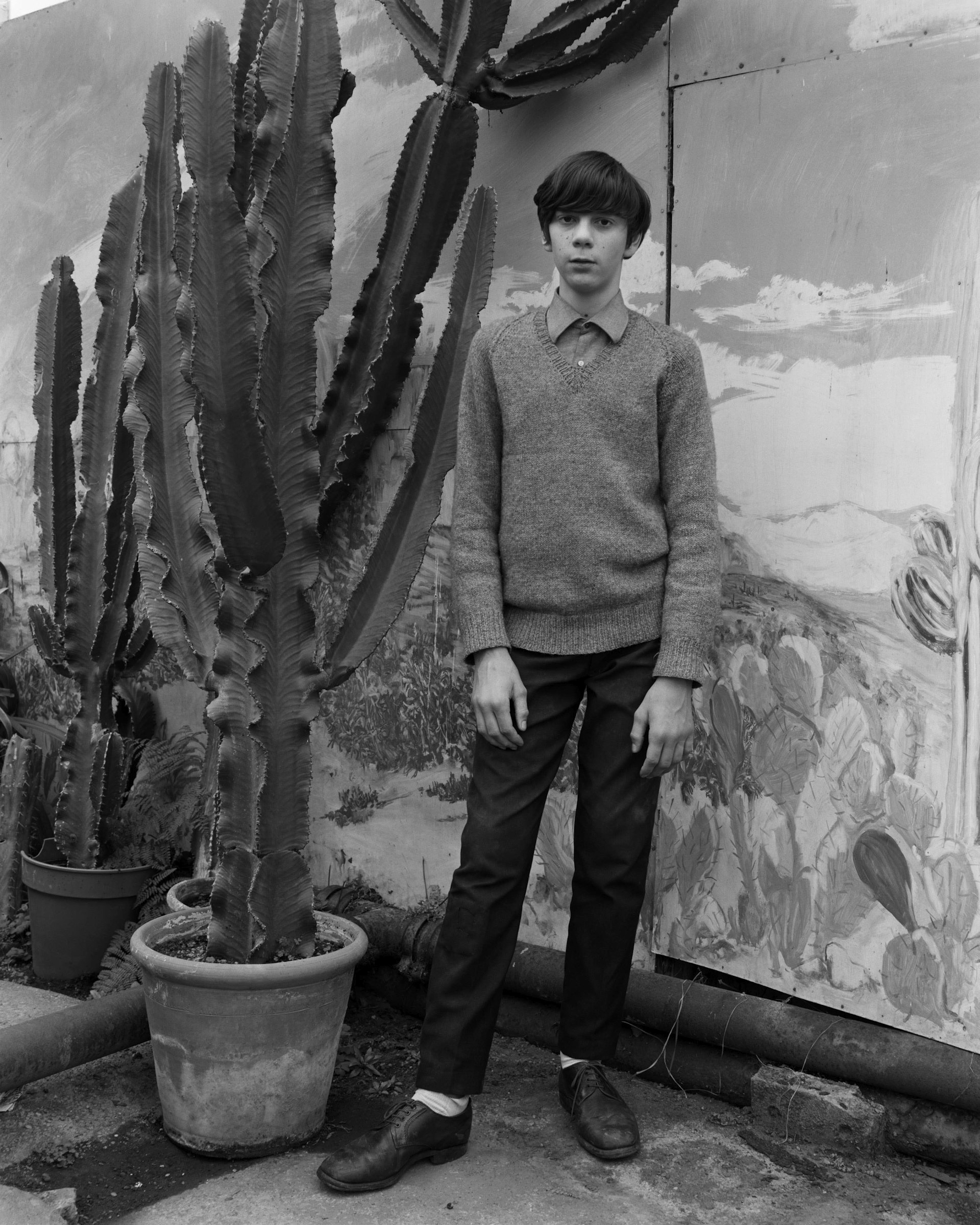Boy with cactus, 1972 