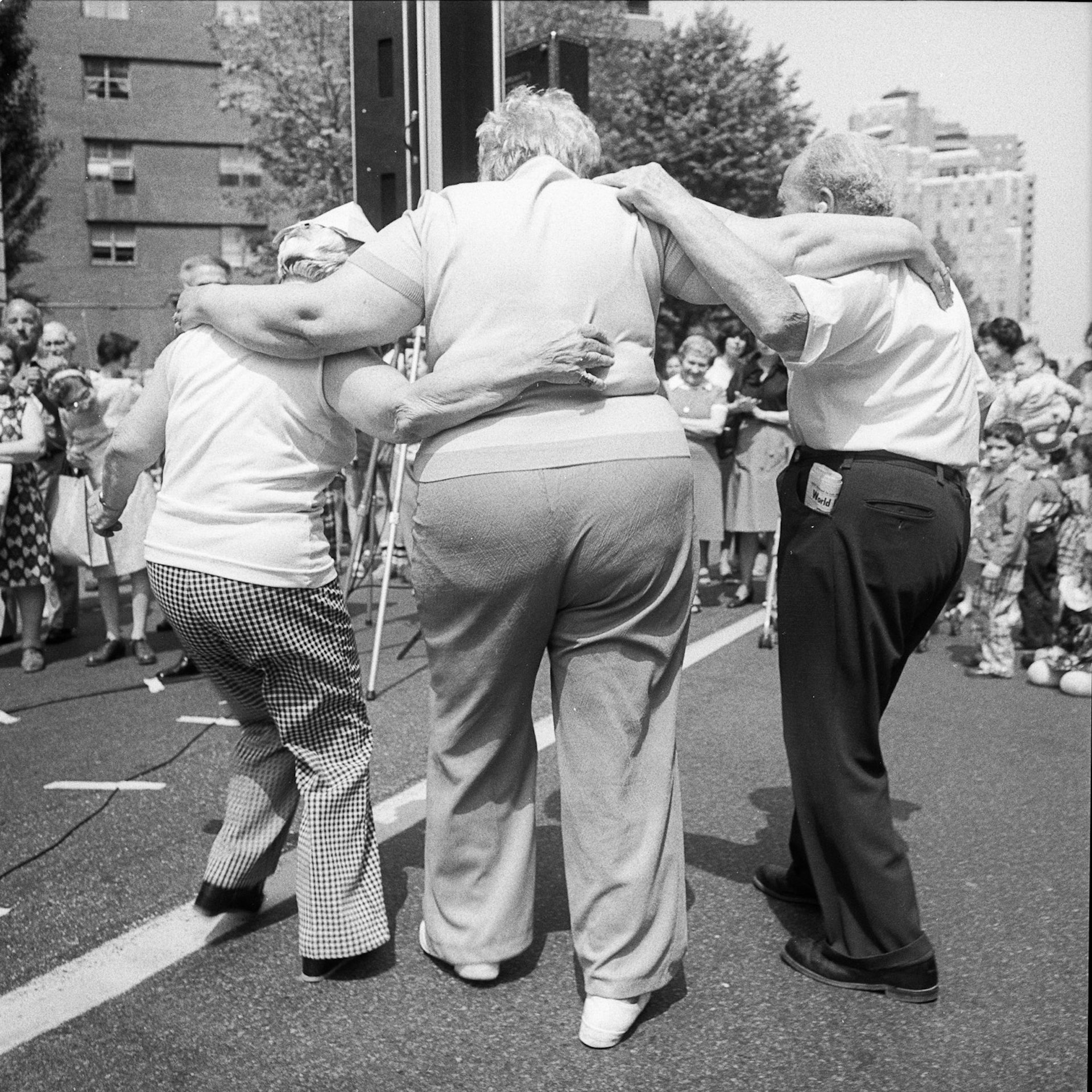 Dancing at the Lower East Side Street Festival NY, NY June 1978