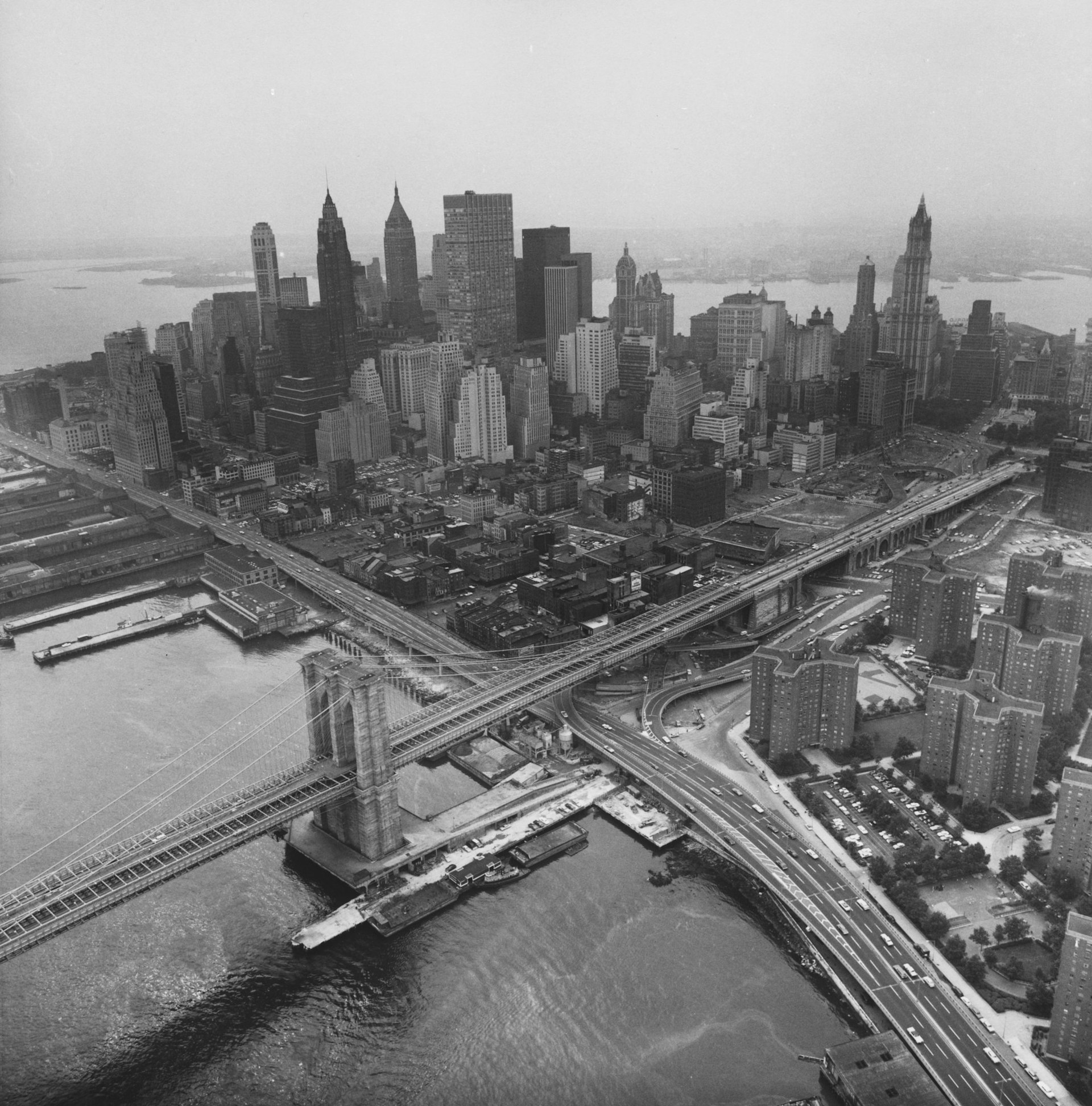 Aerial view of Manhattan, 1966–67. The Cleveland Museum of Art, Gift of George Stephanopoulos