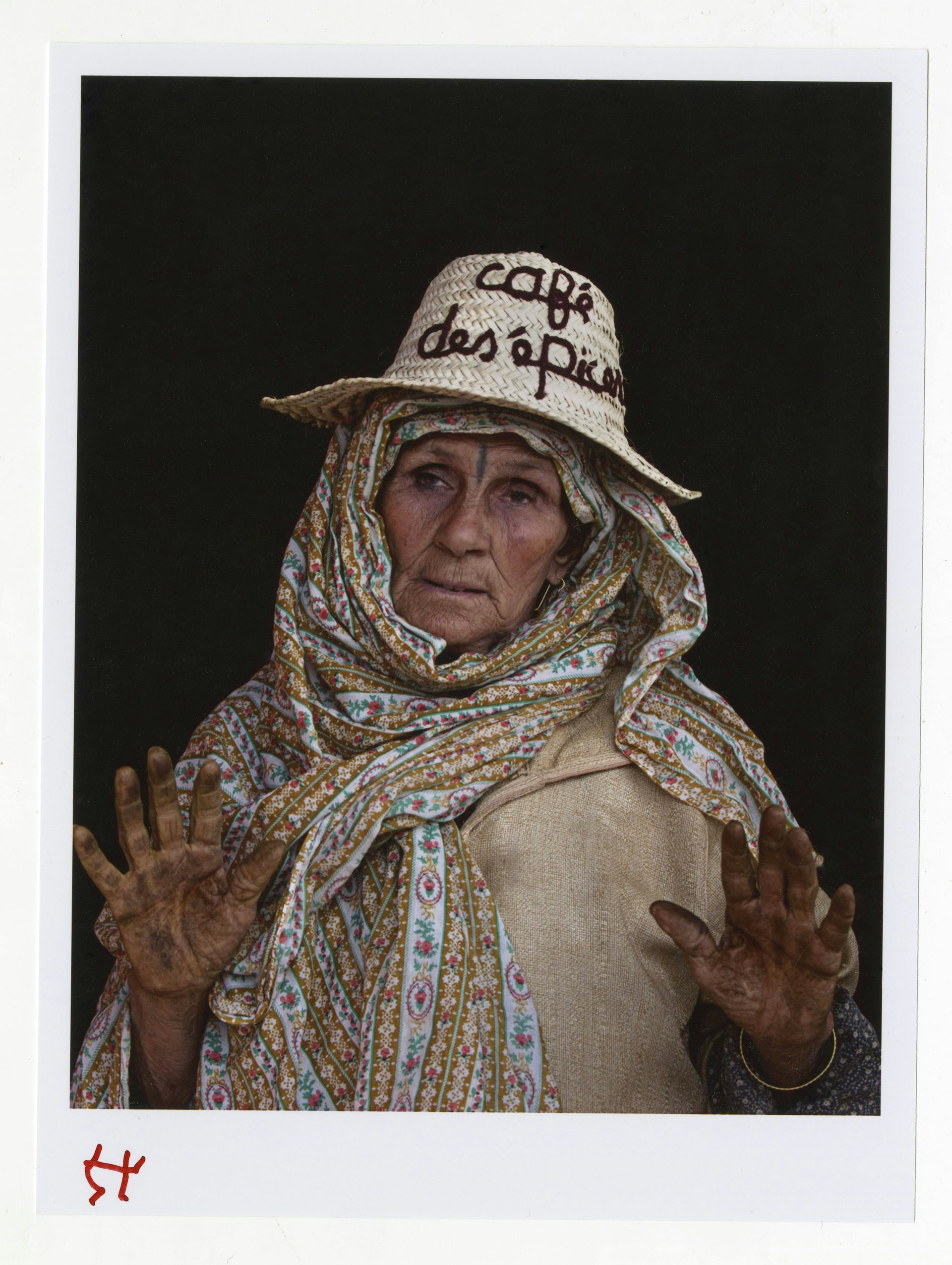 Signed portrait, Marrakech, Morocco, from the project 20 dirhams or 1 photo?, 2013