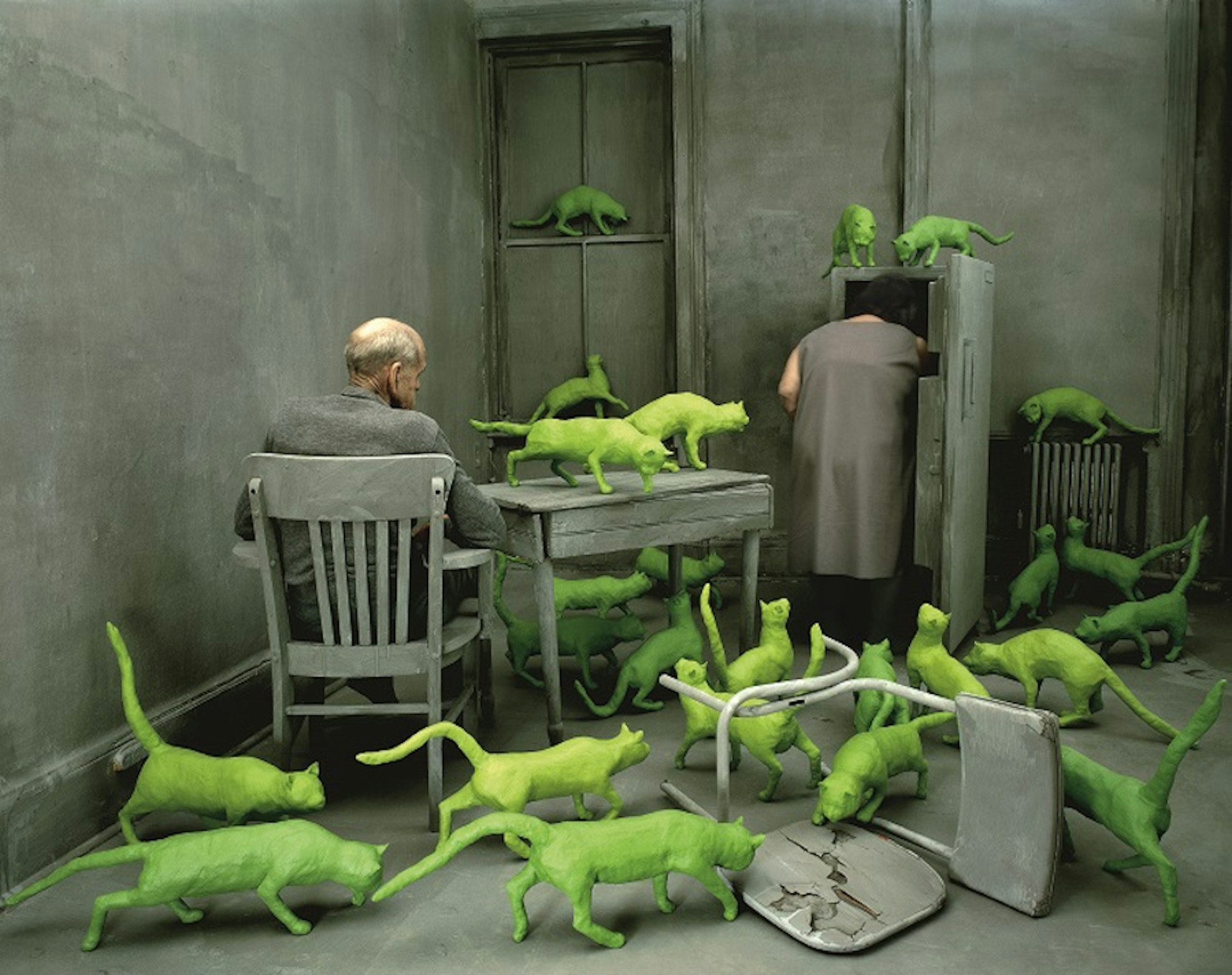 Radioactive Cats by Sandy Skoglund, 1980 © Sandy Skoglund