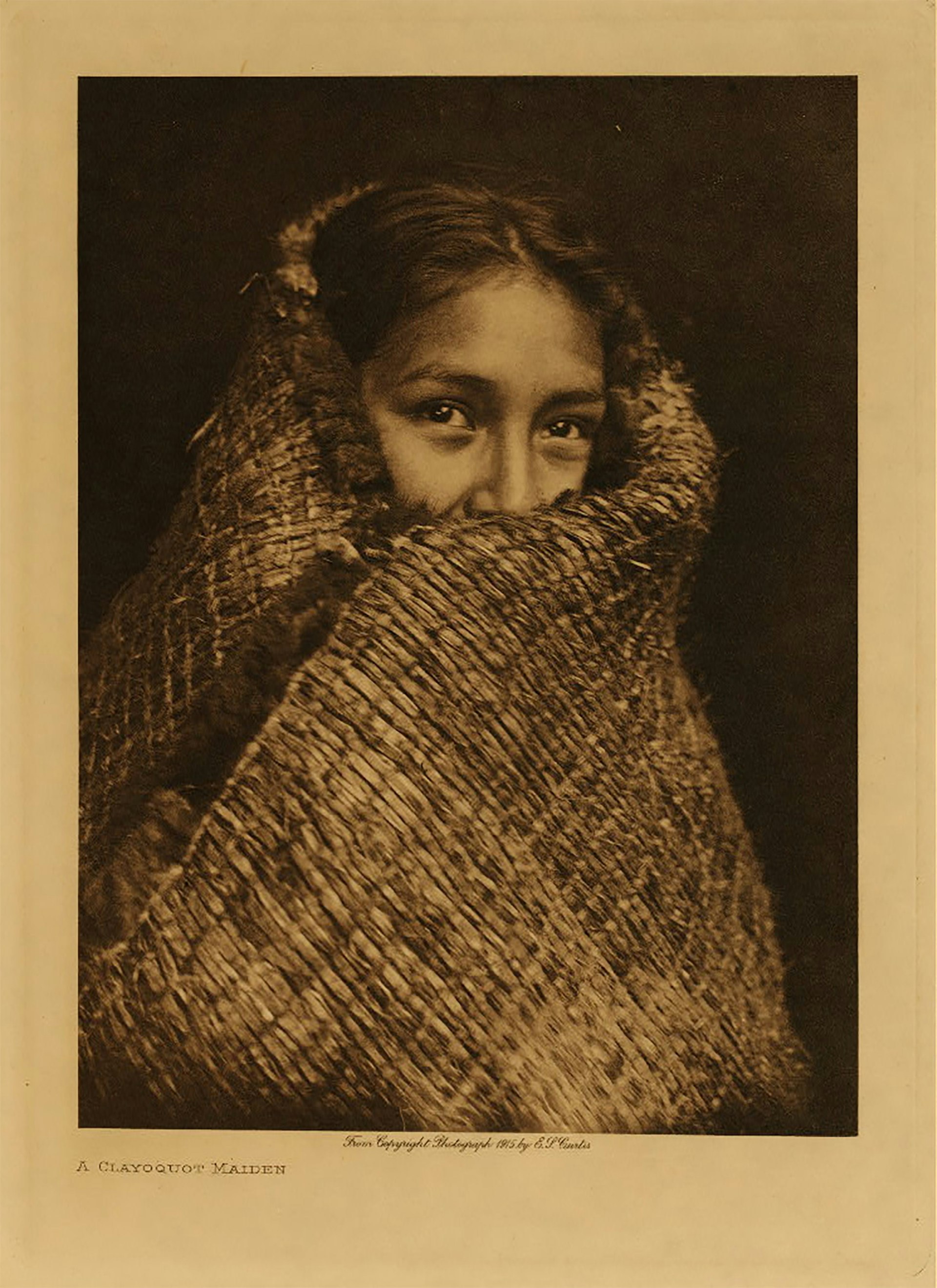 A Clayoquot Maiden, Edward S. Curtis