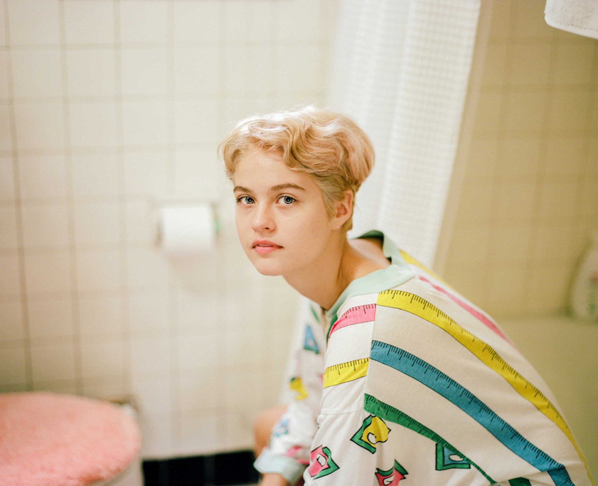 Hannah In Her Bathroom.2017