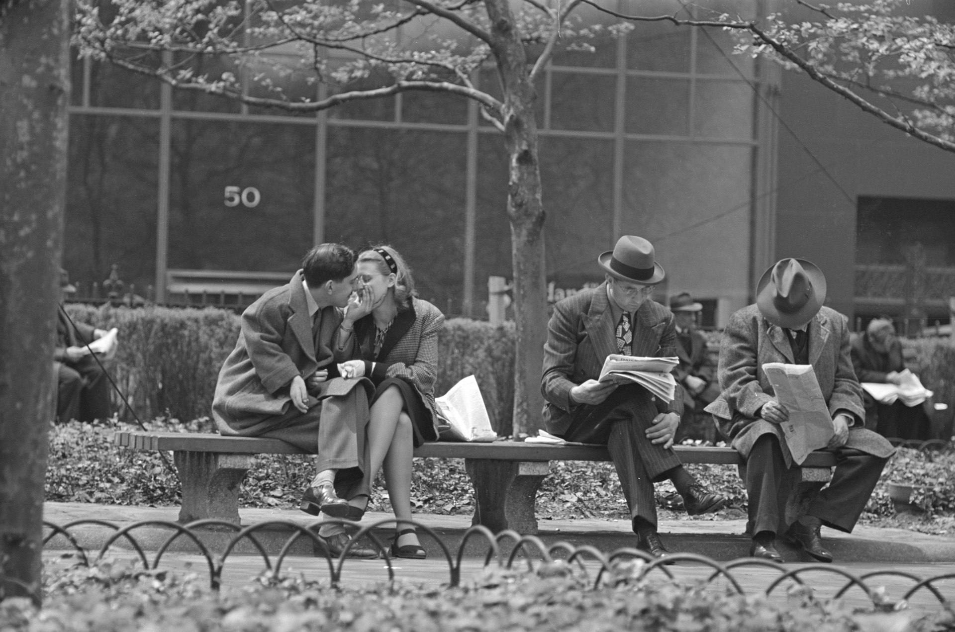 Stanley Kubrick, from “Park Benches: Love is Everywhere”, 1946
