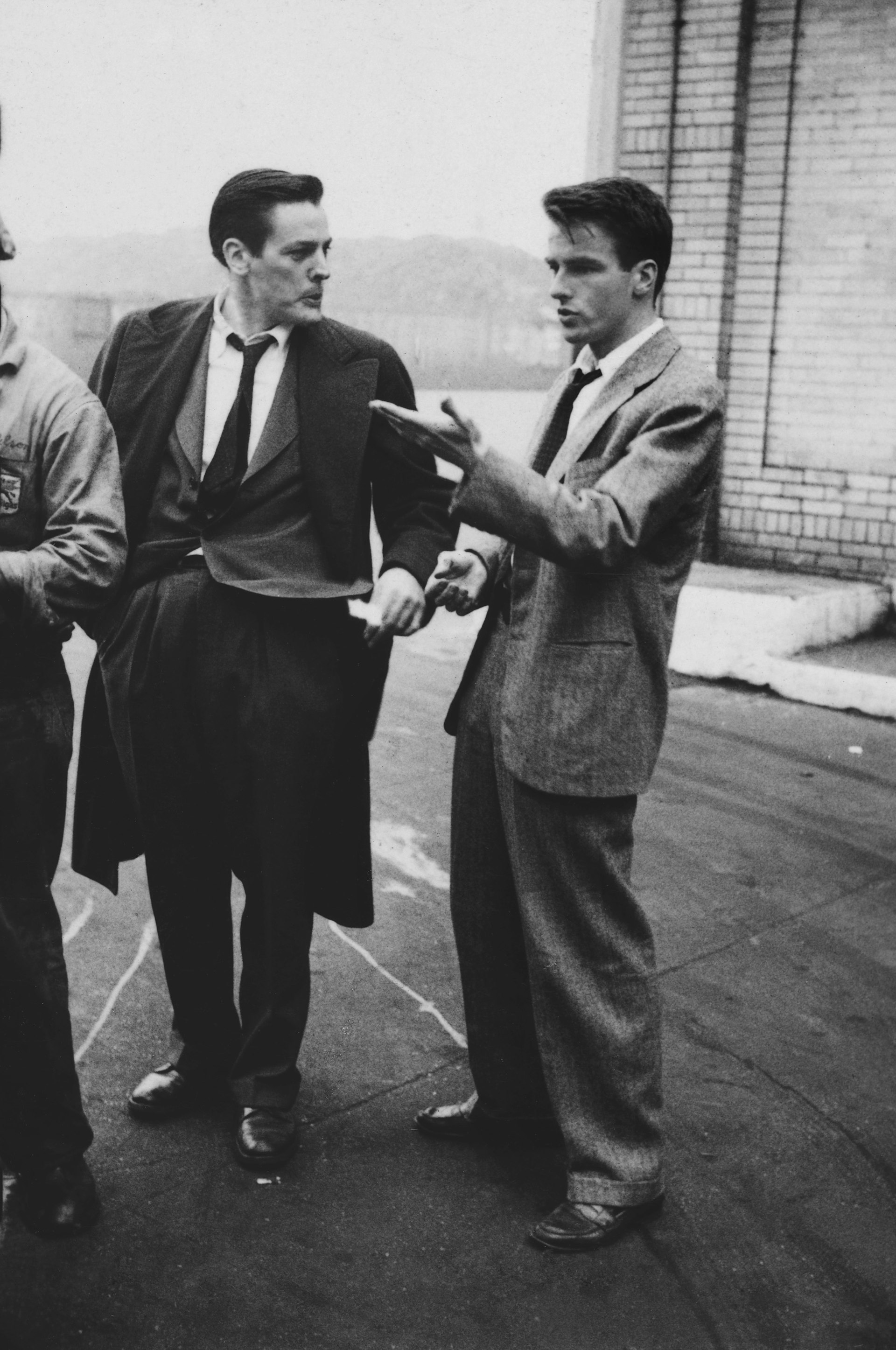 Stanley Kubrick, Montgomery Clift with fellow actor Kevin McCarthy from “Montgomery Clift: Glamour Boy in Baggy Pants”, 1949