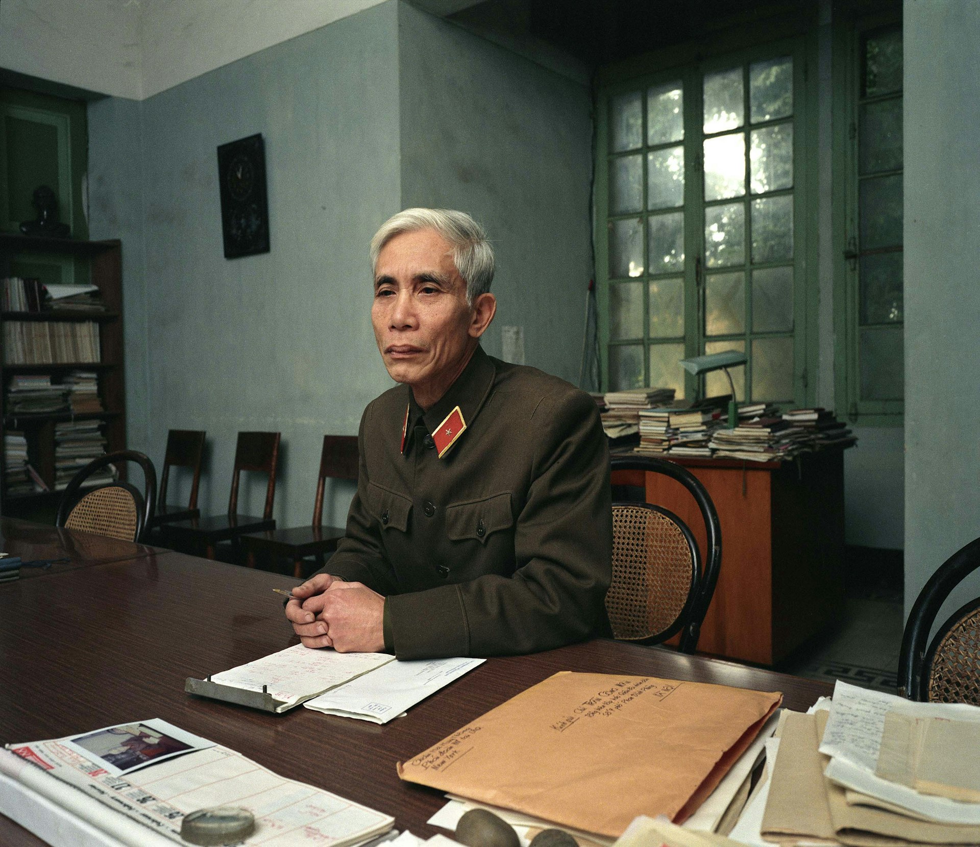 Major General Trần Công Mân (Editor, Army Newspaper), 1988 © William E. Crawford