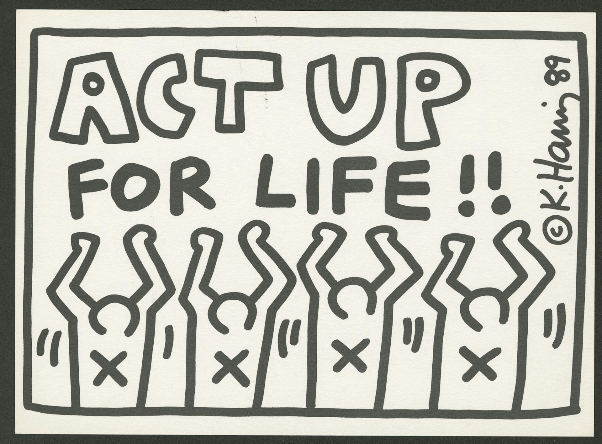 Keith Haring Act Up