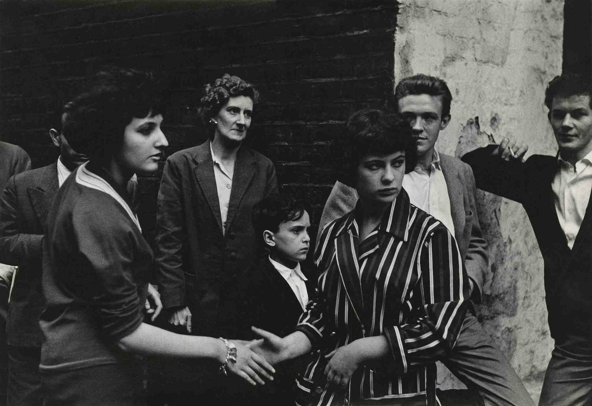 Teenagers, Soho, London, 1959.
