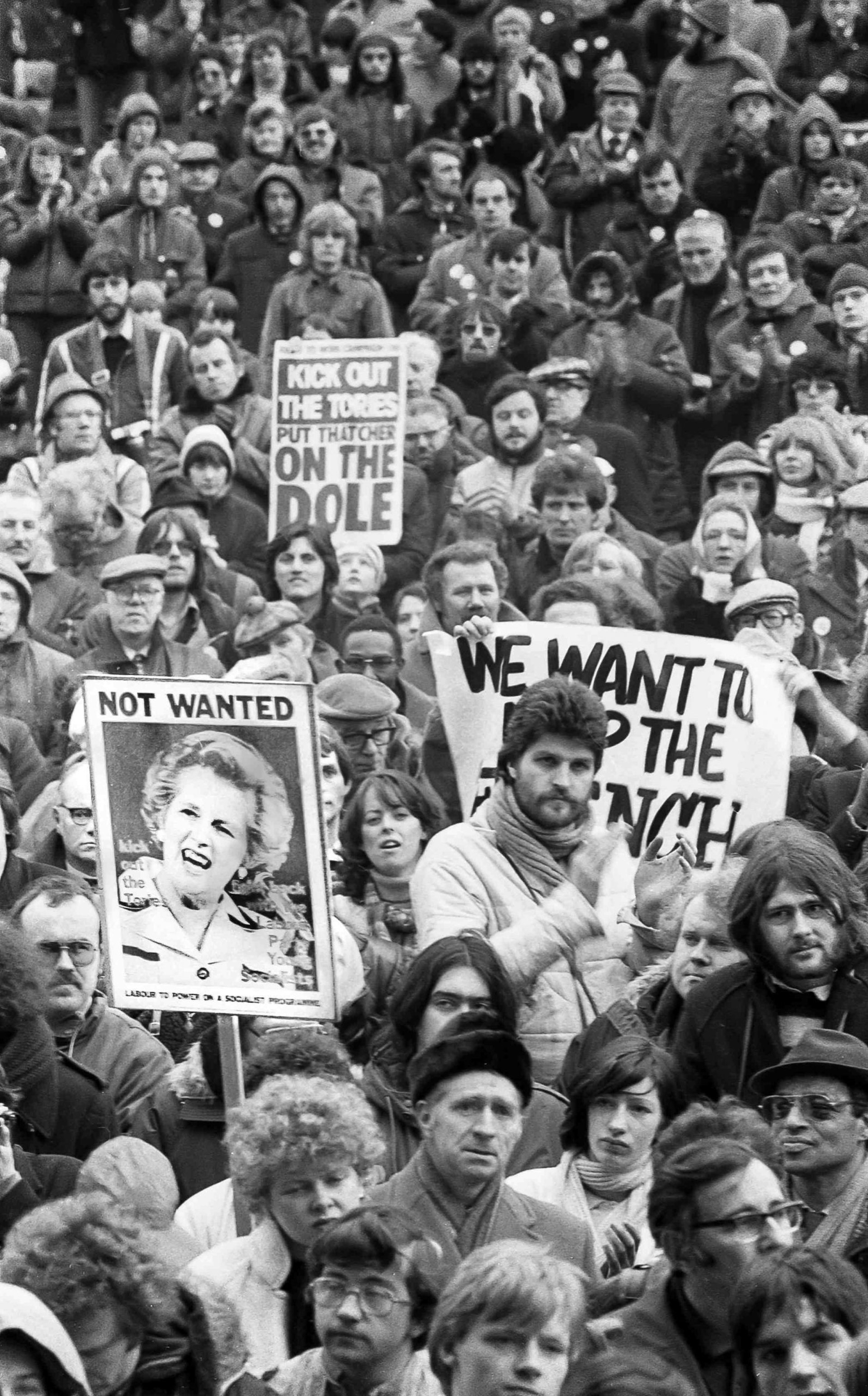 Anti-Thatcher protest, Glasgow, 1978